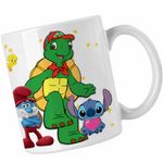 Casa si Gradina - Bucatarie si vesela - Cani si pahare - Cani si cesti - Cana Franklin Desene Animate CoolTrend, alba, 330ml - Infinity.ro