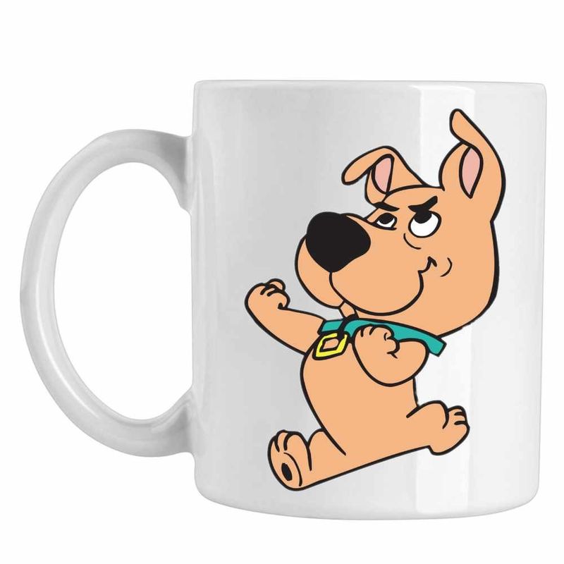 Casa si Gradina - Bucatarie si vesela - Cani si pahare - Cani si cesti - Cana Scooby Doo Scrappy, CoolTrend, alba, 330ml - Infinity.ro