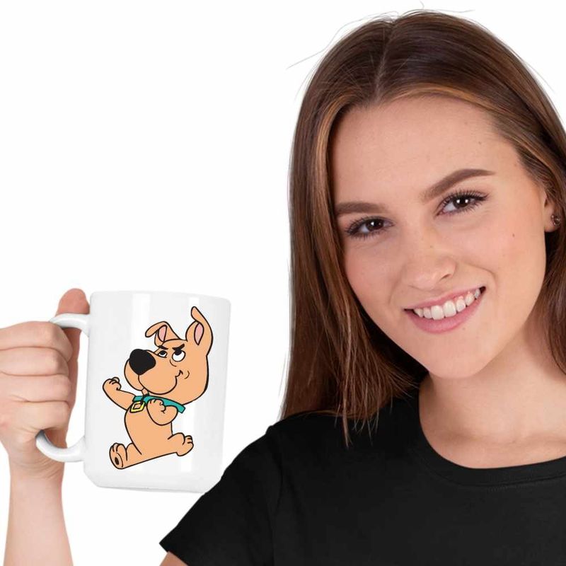 Casa si Gradina - Bucatarie si vesela - Cani si pahare - Cani si cesti - Cana Scooby Doo Scrappy, CoolTrend, alba, 330ml - Infinity.ro