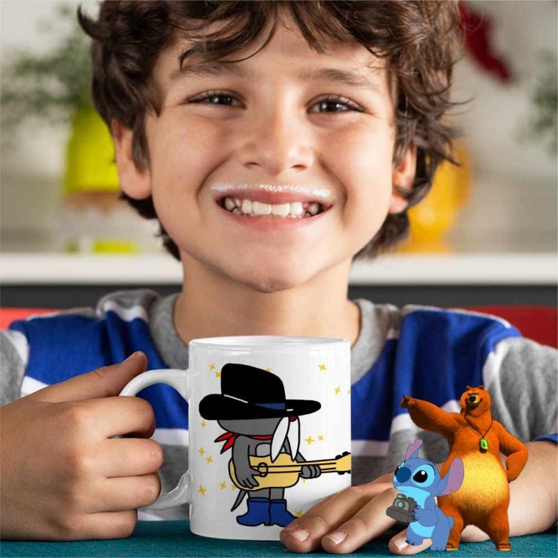 Casa si Gradina - Bucatarie si vesela - Cani si pahare - Cani si cesti - Cana Tom si Jerry Unchiul Pecos CoolTrend, alba, 330ml - Infinity.ro