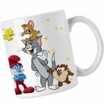 Casa si Gradina - Bucatarie si vesela - Cani si pahare - Cani si cesti - Cana Tom si Jerry Prietenie CoolTrend, alba, 330ml - Infinity.ro