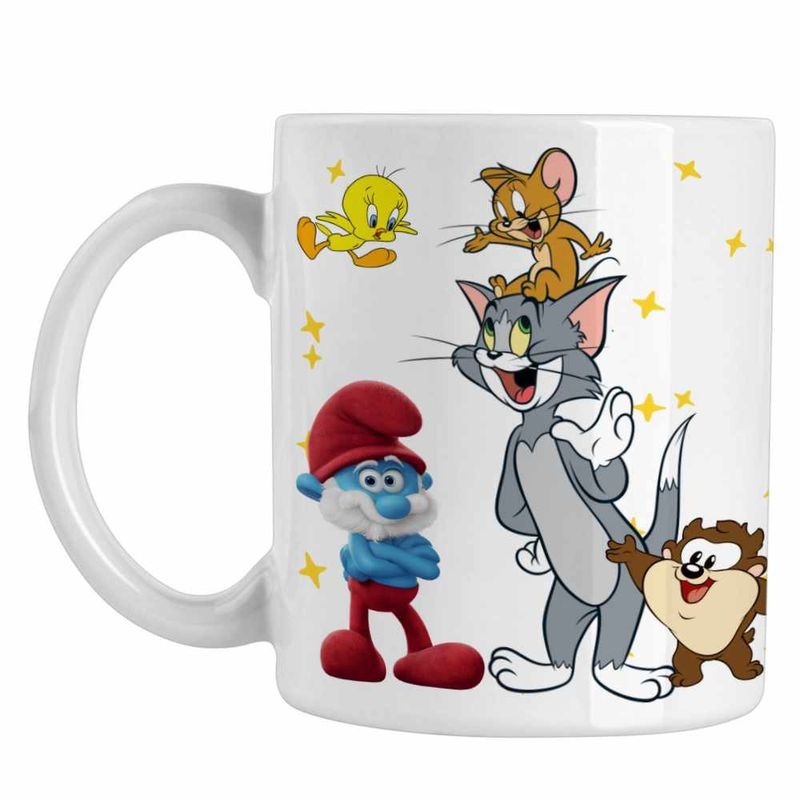 Casa si Gradina - Bucatarie si vesela - Cani si pahare - Cani si cesti - Cana Tom si Jerry Prietenie CoolTrend, alba, 330ml - Infinity.ro
