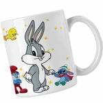 Casa si Gradina - Bucatarie si vesela - Cani si pahare - Cani si cesti - Cana Bugs Bunny Bebelus CoolTrend, alba, 330ml - Infinity.ro