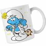 Casa si Gradina - Bucatarie si vesela - Cani si pahare - Cani si cesti - Cana Strumfii Doctor Medic CoolTrend, alba, 330ml - Infinity.ro