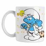 Casa si Gradina - Bucatarie si vesela - Cani si pahare - Cani si cesti - Cana Strumfii Doctor Medic CoolTrend, alba, 330ml - Infinity.ro