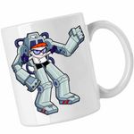 Casa si Gradina - Bucatarie si vesela - Cani si pahare - Cani si cesti - Cana Laborator Dexter Robot Exoschelet, CoolTrend, alba, 330ml - Infinity.ro