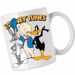 Casa si Gradina - Bucatarie si vesela - Cani si pahare - Cani si cesti - Cana Daffy Duck Bugs Bunny Porky Pig, CoolTrend, alba, 330ml - Infinity.ro