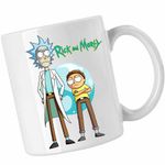 Casa si Gradina - Bucatarie si vesela - Cani si pahare - Cani si cesti - Cana Rick and Morty, CoolTrend, alba, 330ml - Infinity.ro
