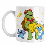 Casa si Gradina - Bucatarie si vesela - Cani si pahare - Cani si cesti - Cana Desene Animate Testoasa Franklin CoolTrend, alba, 330ml - Infinity.ro