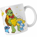 Casa si Gradina - Bucatarie si vesela - Cani si pahare - Cani si cesti - Cana Desene Animate Testoasa Franklin CoolTrend, alba, 330ml - Infinity.ro