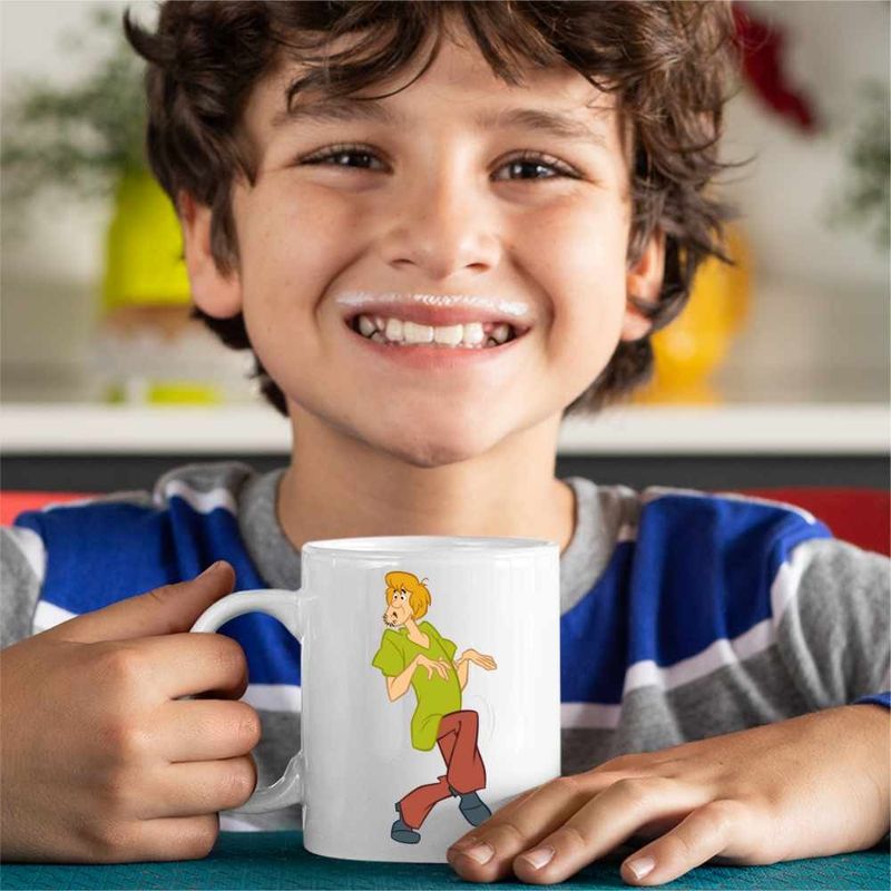 Casa si Gradina - Bucatarie si vesela - Cani si pahare - Cani si cesti - Cana Scooby Doo Shaggy Rogers, CoolTrend, alba, 330ml - Infinity.ro