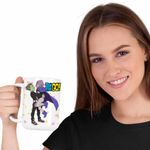 Casa si Gradina - Bucatarie si vesela - Cani si pahare - Cani si cesti - Cana Beast Raven Fanart Teen Titans Go Titani CoolTrend, alba, 330ml - Infinity.ro