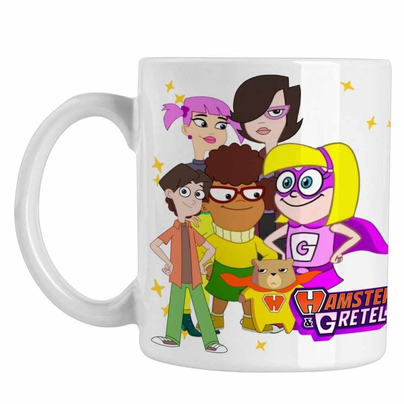 Casa si Gradina - Bucatarie si vesela - Cani si pahare - Cani si cesti - Cana Hamster Gretel Toata Echipa CoolTrend, alba, 330ml - Infinity.ro