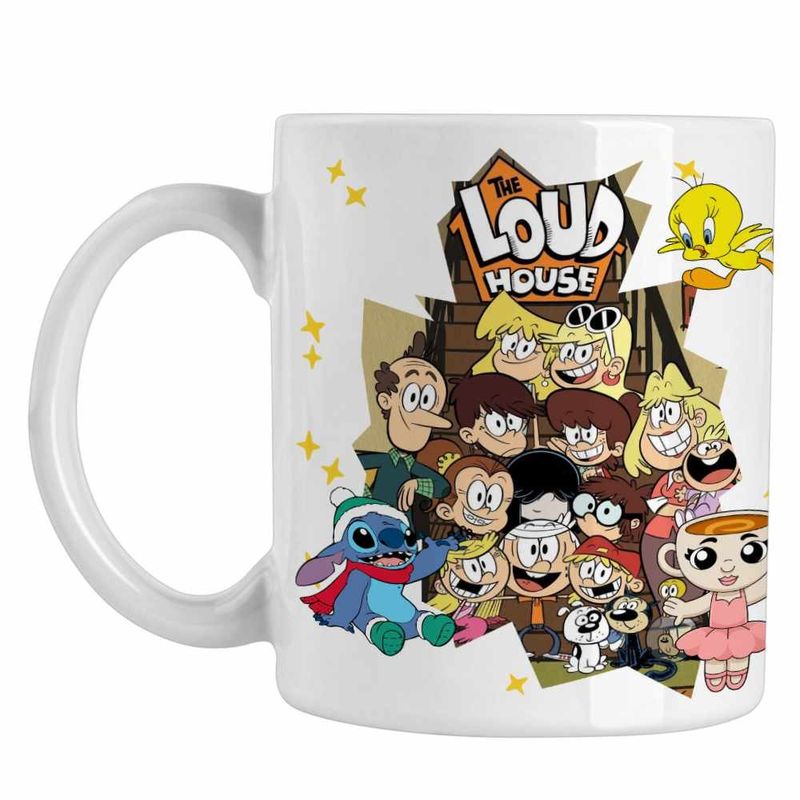 Casa si Gradina - Bucatarie si vesela - Cani si pahare - Cani si cesti - Cana Casa Loud Toata Familia CoolTrend, alba, 330ml - Infinity.ro