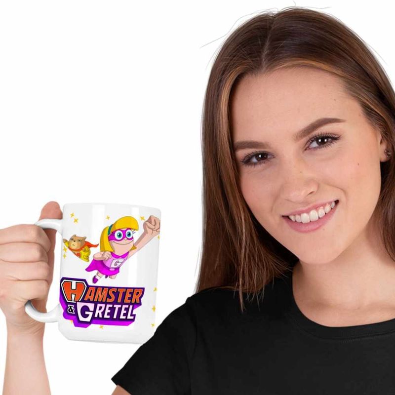 Casa si Gradina - Bucatarie si vesela - Cani si pahare - Cani si cesti - Cana Hamster Gretel Grant Gomez CoolTrend, alba, 330ml - Infinity.ro