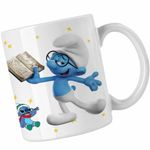 Casa si Gradina - Bucatarie si vesela - Cani si pahare - Cani si cesti - Cana Istetul Strumfii CoolTrend, alba, 330ml - Infinity.ro
