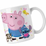 Casa si Gradina - Bucatarie si vesela - Cani si pahare - Cani si cesti - Cana George Purcelusa Peppa Pig CoolTrend, alba, 330ml - Infinity.ro