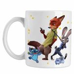 Casa si Gradina - Bucatarie si vesela - Cani si pahare - Cani si cesti - Cana Zootopia Judy Nick CoolTrend, alba, 330ml - Infinity.ro