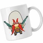 Casa si Gradina - Bucatarie si vesela - Cani si pahare - Cani si cesti - Cana Yosemite Sam Cowboy, CoolTrend, alba, 330ml - Infinity.ro