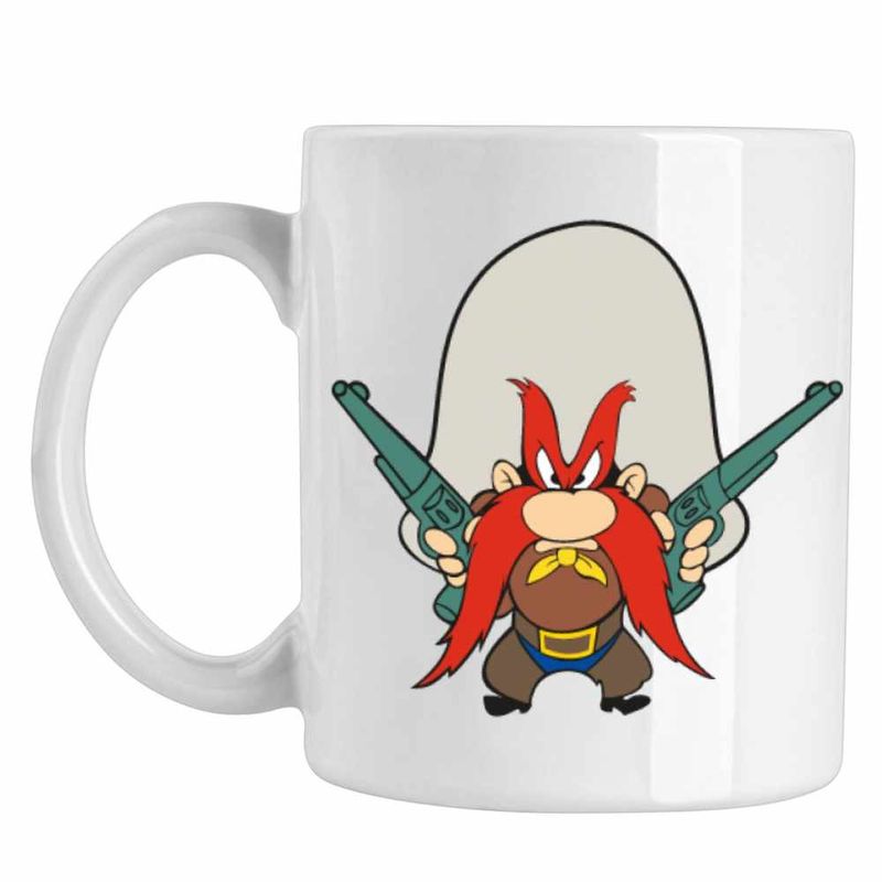 Casa si Gradina - Bucatarie si vesela - Cani si pahare - Cani si cesti - Cana Yosemite Sam Cowboy, CoolTrend, alba, 330ml - Infinity.ro