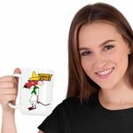 Casa si Gradina - Bucatarie si vesela - Cani si pahare - Cani si cesti - Cana Rodriguez Slowpoke Speedy Gonzales, CoolTrend, alba, 330ml - Infinity.ro