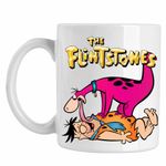 Casa si Gradina - Bucatarie si vesela - Cani si pahare - Cani si cesti - Cana Familia Flintstone Dino Fred Dinozaur Catel, CoolTrend, alba, 330ml - Infinity.ro