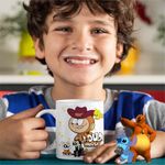 Casa si Gradina - Bucatarie si vesela - Cani si pahare - Cani si cesti - Cana Casa Loud Lincoln Cowboy Western CoolTrend, alba, 330ml - Infinity.ro