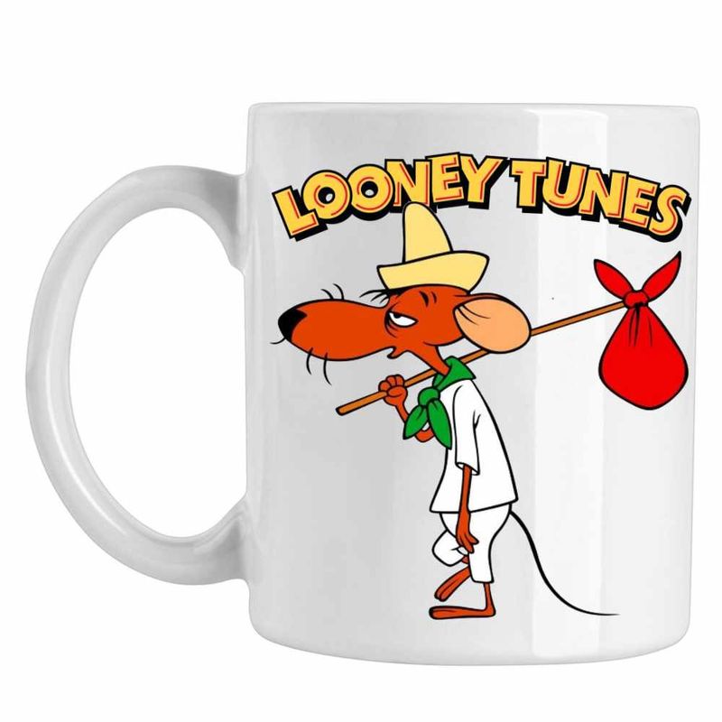 Casa si Gradina - Bucatarie si vesela - Cani si pahare - Cani si cesti - Cana Slowpoke Rodriguez Speedy Gonzales Looney, CoolTrend, alba, 330ml - Infinity.ro