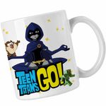 Casa si Gradina - Bucatarie si vesela - Cani si pahare - Cani si cesti - Cana Raven Mediteaza Tineri Titani CoolTrend, alba, 330ml - Infinity.ro