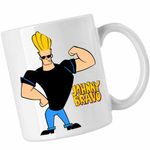 Casa si Gradina - Bucatarie si vesela - Cani si pahare - Cani si cesti - Cana Johnny Bravo Vibe Culturism, CoolTrend, alba, 330ml - Infinity.ro