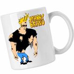 Casa si Gradina - Bucatarie si vesela - Cani si pahare - Cani si cesti - Cana Johnny Bravo Batut Ciufulit, CoolTrend, alba, 330ml - Infinity.ro