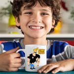 Casa si Gradina - Bucatarie si vesela - Cani si pahare - Cani si cesti - Cana Johnny Bravo Batut Ciufulit, CoolTrend, alba, 330ml - Infinity.ro