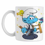 Casa si Gradina - Bucatarie si vesela - Cani si pahare - Cani si cesti - Cana Strumful Tamplar Constructii Dulgher CoolTrend, alba, 330ml - Infinity.ro