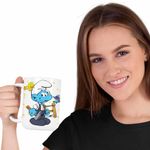 Casa si Gradina - Bucatarie si vesela - Cani si pahare - Cani si cesti - Cana Strumful Tamplar Constructii Dulgher CoolTrend, alba, 330ml - Infinity.ro