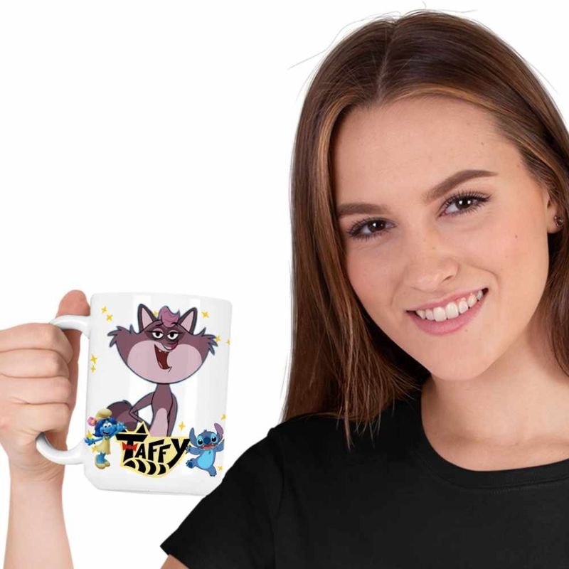 Casa si Gradina - Bucatarie si vesela - Cani si pahare - Cani si cesti - Cana Taffy Mish Desen Animat CoolTrend, alba, 330ml - Infinity.ro