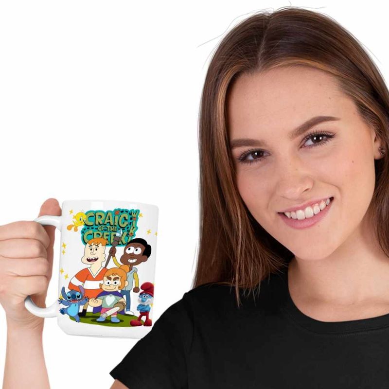 Casa si Gradina - Bucatarie si vesela - Cani si pahare - Cani si cesti - Cana Craig si Dumbrava Kelsey Mercer CoolTrend, alba, 330ml - Infinity.ro