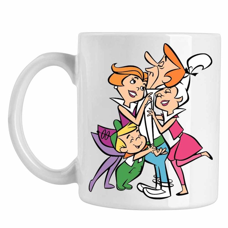 Casa si Gradina - Bucatarie si vesela - Cani si pahare - Cani si cesti - Cana Familia Jetson Desene Animate SF, CoolTrend, alba, 330ml - Infinity.ro