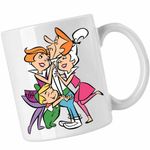 Casa si Gradina - Bucatarie si vesela - Cani si pahare - Cani si cesti - Cana Familia Jetson Desene Animate SF, CoolTrend, alba, 330ml - Infinity.ro