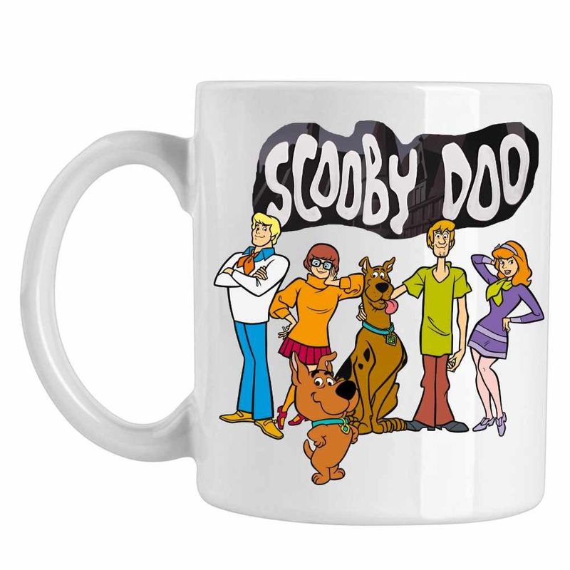 Casa si Gradina - Bucatarie si vesela - Cani si pahare - Cani si cesti - Cana ScoobyDoo Mister Rezolvat All Gang, CoolTrend, alba, 330ml - Infinity.ro