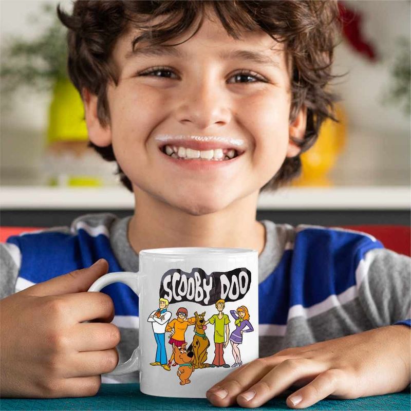 Casa si Gradina - Bucatarie si vesela - Cani si pahare - Cani si cesti - Cana ScoobyDoo Mister Rezolvat All Gang, CoolTrend, alba, 330ml - Infinity.ro
