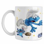 Casa si Gradina - Bucatarie si vesela - Cani si pahare - Cani si cesti - Cana Strumfii Impiedicatul CoolTrend, alba, 330ml - Infinity.ro