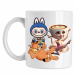 Casa si Gradina - Bucatarie si vesela - Cani si pahare - Cani si cesti - Cana Garfield Labubu Balerina Capucina, CoolTrend, alba, 330ml - Infinity.ro