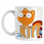 Casa si Gradina - Bucatarie si vesela - Cani si pahare - Cani si cesti - Cana Kiff Chatterley Desene CoolTrend, alba, 330ml - Infinity.ro