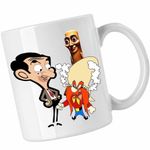 Casa si Gradina - Bucatarie si vesela - Cani si pahare - Cani si cesti - Cana Yosemite Sam Mr Bean Tung Sahur Brainrot Italian, CoolTrend, alba, 330ml - Infinity.ro