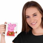 Casa si Gradina - Bucatarie si vesela - Cani si pahare - Cani si cesti - Cana Peppa Canta la Chitara CoolTrend, alba, 330ml - Infinity.ro