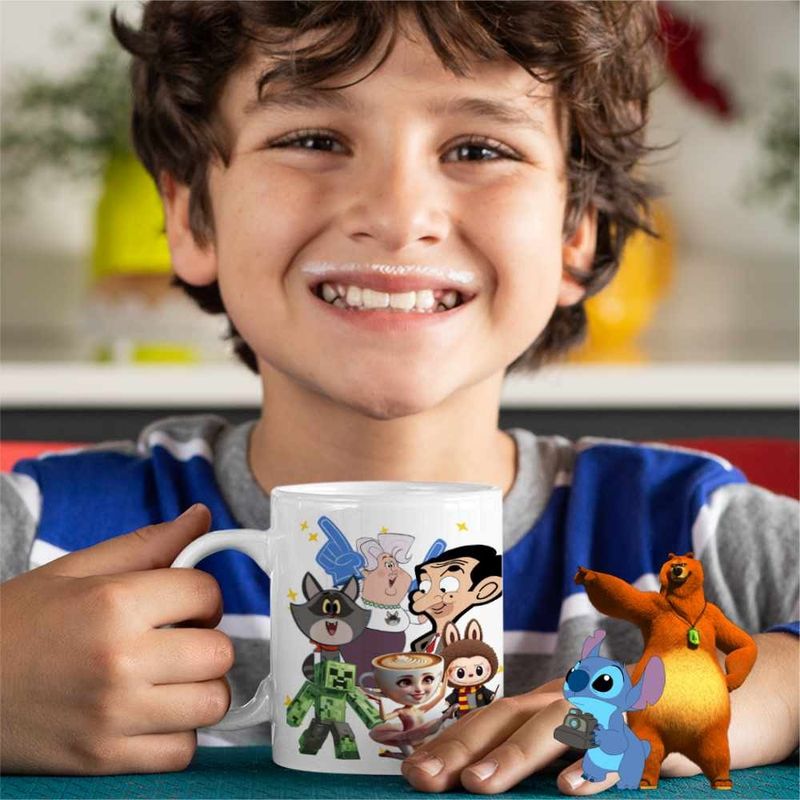 Casa si Gradina - Bucatarie si vesela - Cani si pahare - Cani si cesti - Cana Taffy Mr Bean Creeper Balerina Labubu Harry Potter CoolTrend, alba, 330ml - Infinity.ro