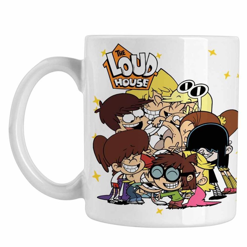 Casa si Gradina - Bucatarie si vesela - Cani si pahare - Cani si cesti - Cana Casa Loud Personaje CoolTrend, alba, 330ml - Infinity.ro