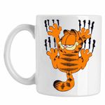 Casa si Gradina - Bucatarie si vesela - Cani si pahare - Cani si cesti - Cana Garfield Zgarieturi Pisica, CoolTrend, alba, 330ml - Infinity.ro