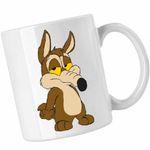 Casa si Gradina - Bucatarie si vesela - Cani si pahare - Cani si cesti - Cana Coiot Chibi Bebelus, CoolTrend, alba, 330ml - Infinity.ro