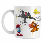 Casa si Gradina - Bucatarie si vesela - Cani si pahare - Cani si cesti - Cana Tom si Jerry Urmarire CoolTrend, alba, 330ml - Infinity.ro